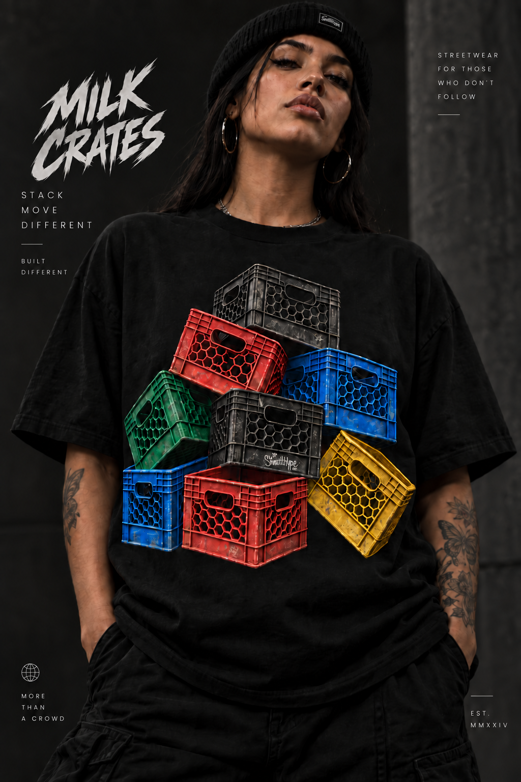 MILK CRATES